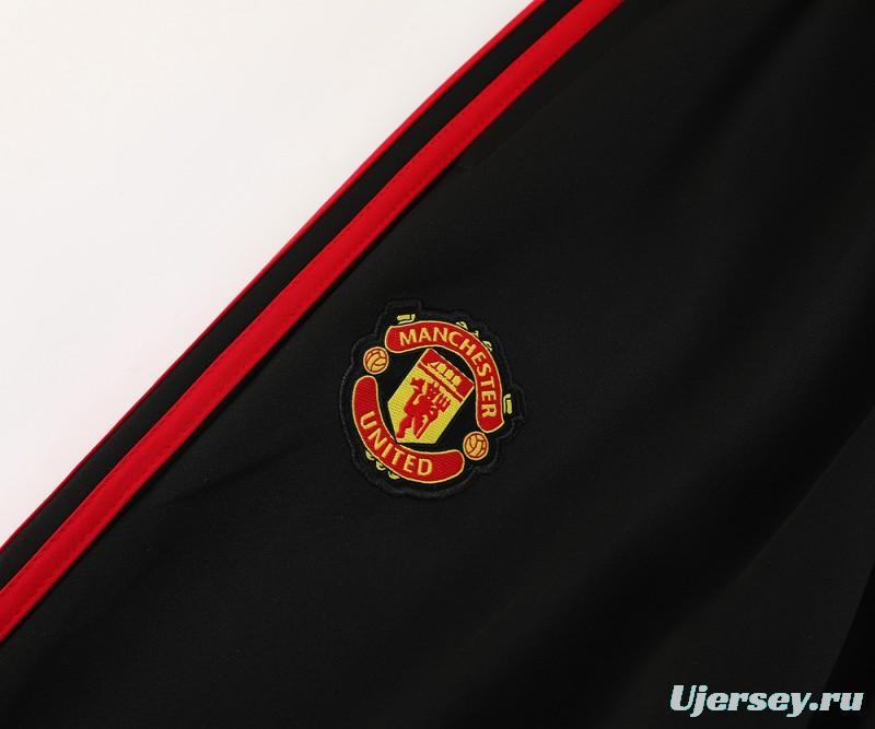 24/25 Manchester United Red Full Zipper Jacket +Long Pants