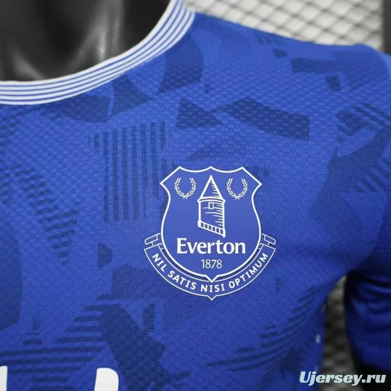 24/25 Player Version Everton Home Jersey