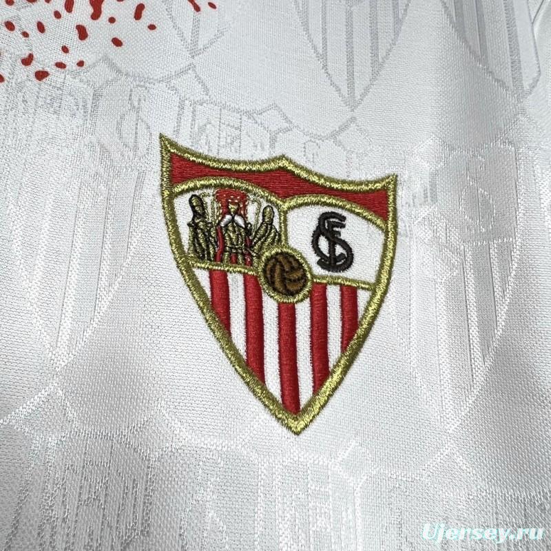 Retro 93/94 Sevilla FC Home Jersey