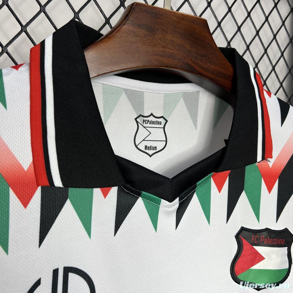 24/25 CD Palestino x Hypepeace White Jersey S-XXXXL