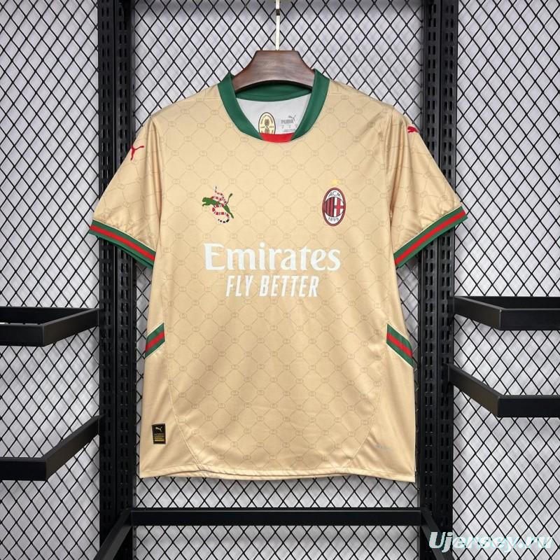 24/25 AC Milan x Gucci Golden 125th Anniversary Jersey