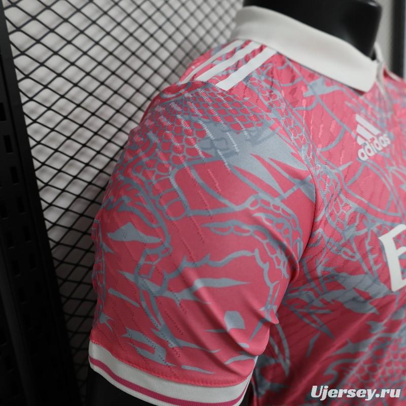 Player Version 24/25 Real Madrid Pink Dragon Special Jersey