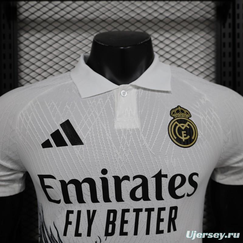 Player Version 24/25 Real Madrid Dragon White Special Jersey