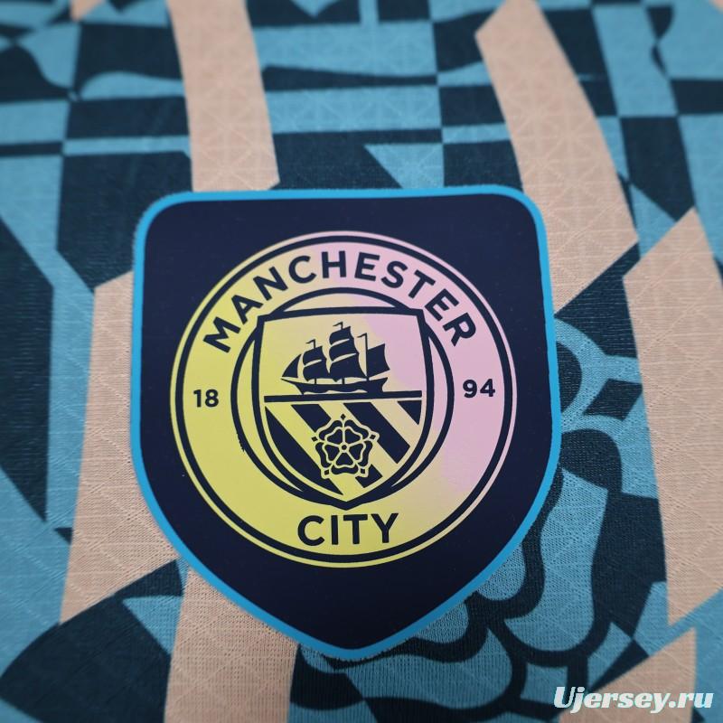 Player Version 24/25 Manchester City Plaid Special Jersey