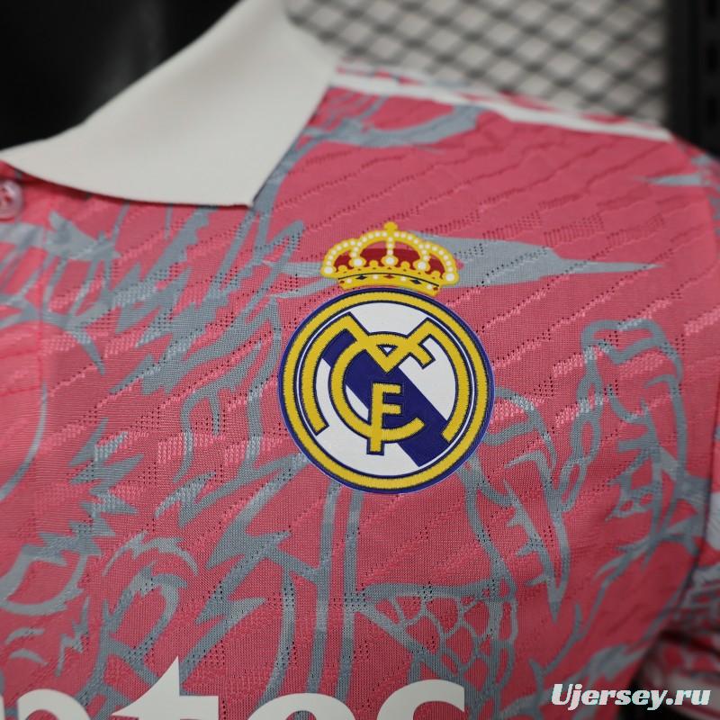 Player Version 24/25 Real Madrid Pink Dragon Special Jersey