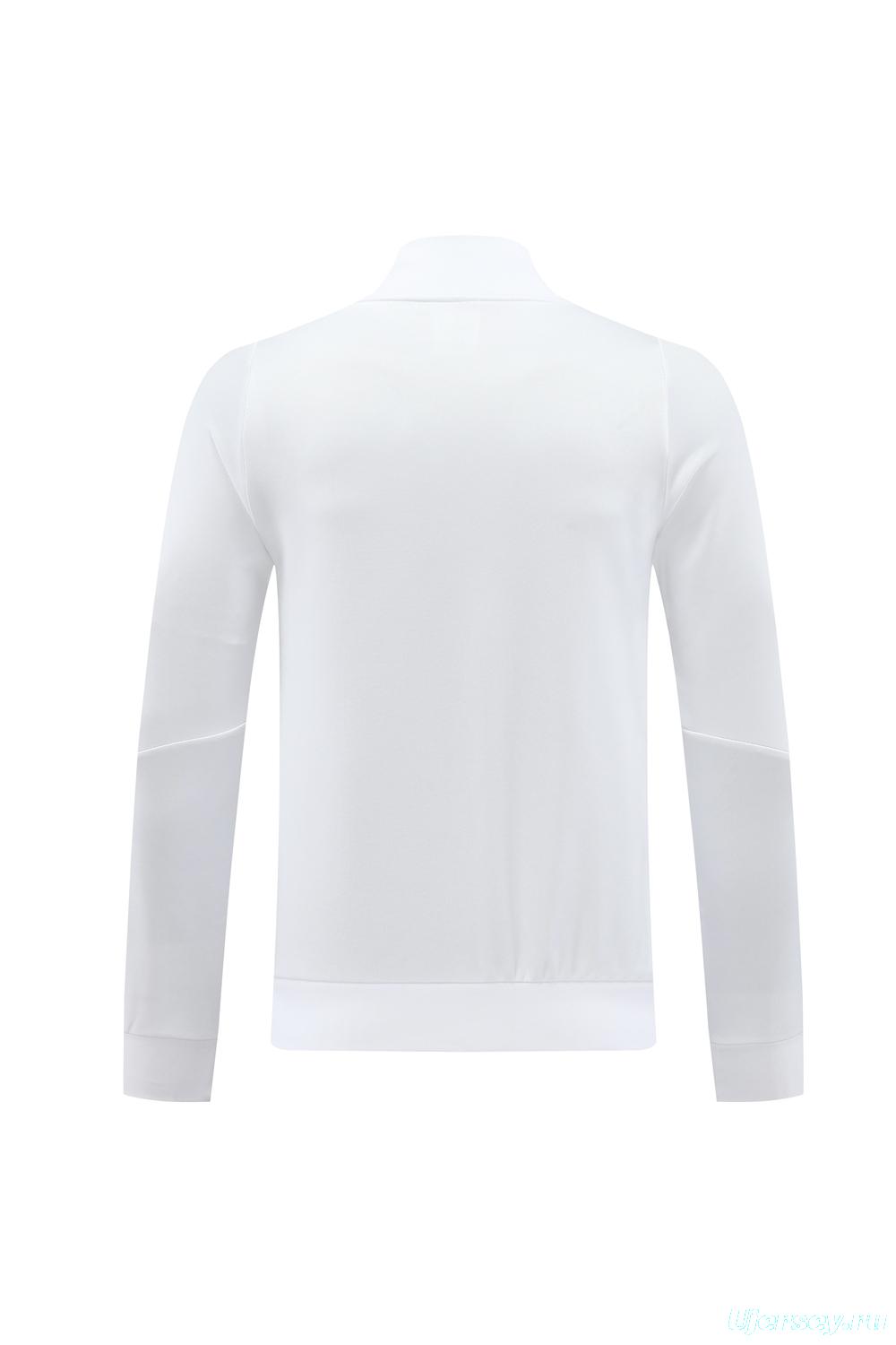 24/25 Roma White Full Zipper Jacket +Long Pants