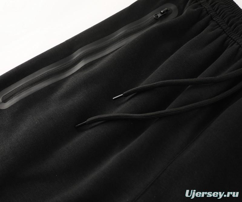 2024 Nike Grey/Black Full Zipper Jacket +Long Pants