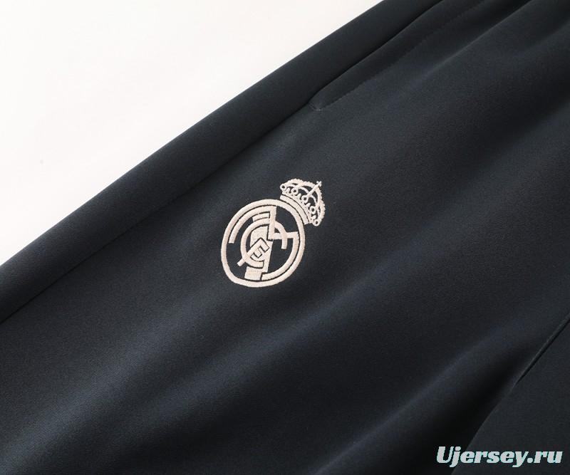 24/25 Real Madrid Light Pink Full Zipper Jacket +Long Pants