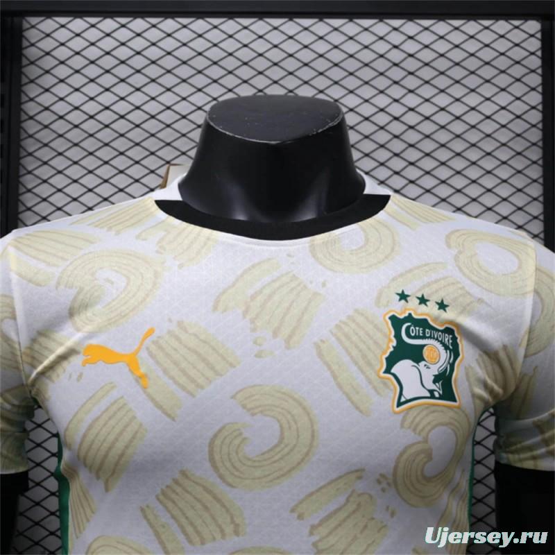 24/25 Player Version Ivory Coast Away Jersey