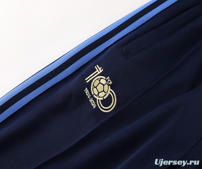 2024 Colombia Navy Full Zipper Jacket +Long Pants