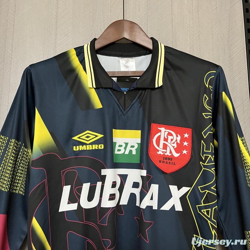 Retro1997/98 Flamengo Black Goalkeeper Long Sleeve Jersey