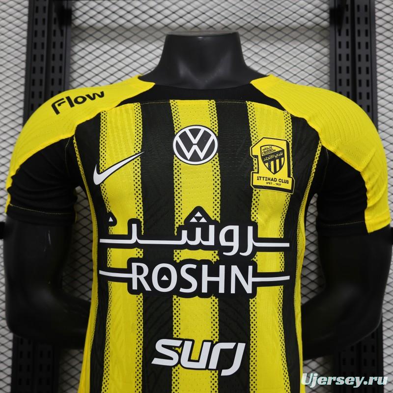 Player Version 25/26 Al-Ittihad Home Jersey