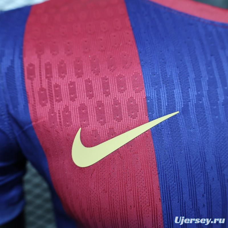 Player Version 25/26 Barcelona Home Leaked Jersey