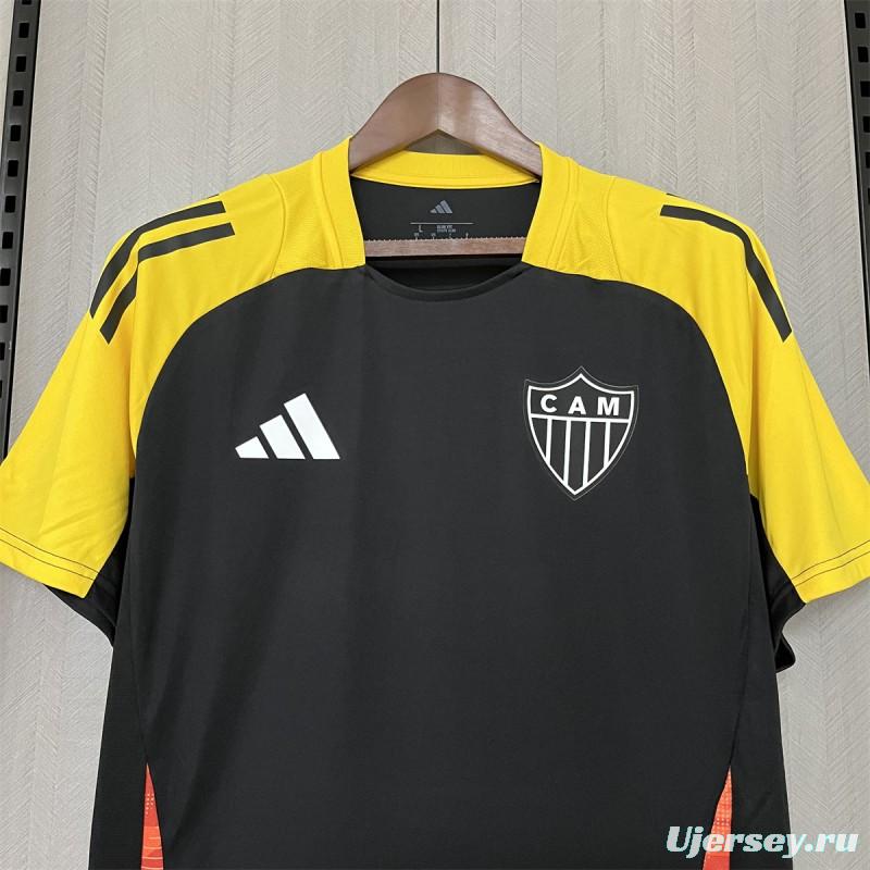 25/26 Atletico Mineiro Training Black/Yellow Jersey S-XXXXL