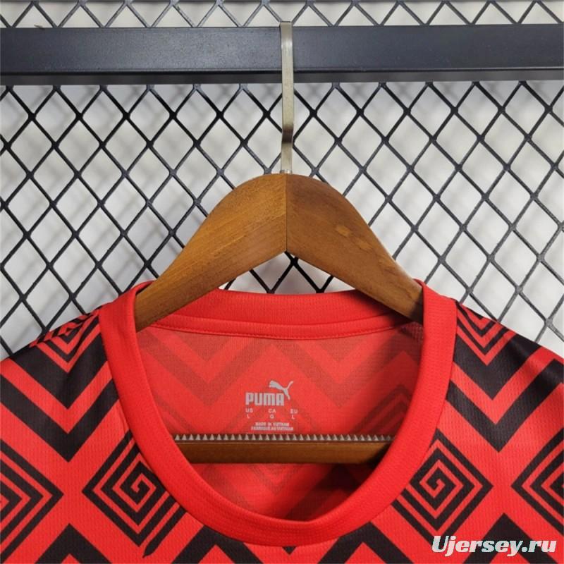 2024 Egypt Pre-match Red Training Jersey
