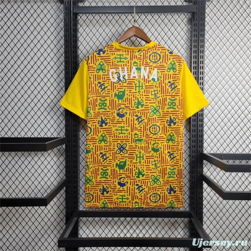 2024 Ghana Yellow Training Jersey