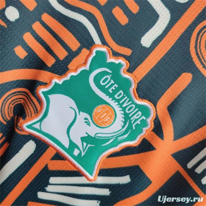 2024 Ivory Coast Pre-Match Train Jersey