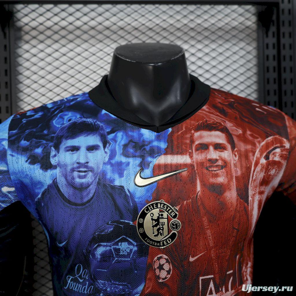 2025/26 Player Version Manchester United Ronaldo Chelsea Messi Special Edition Jersey