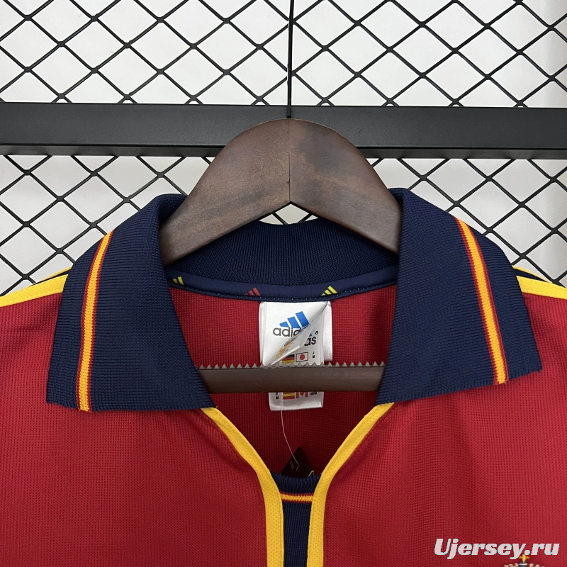 2000 Retro Spain Home Jersey