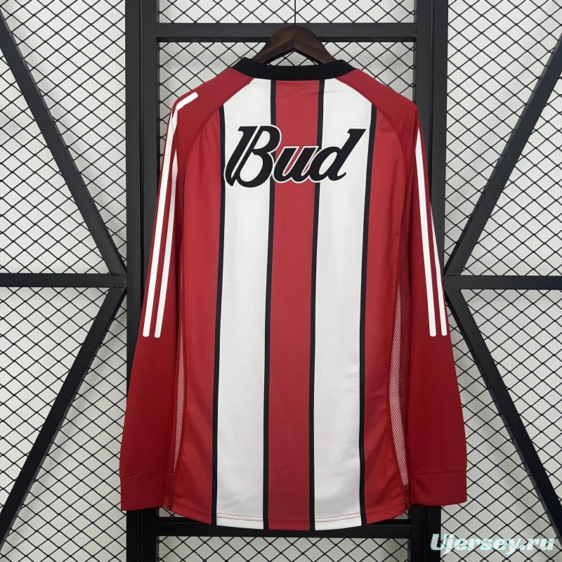 03/04 Retro River Plate Home Long Sleeve Jersey