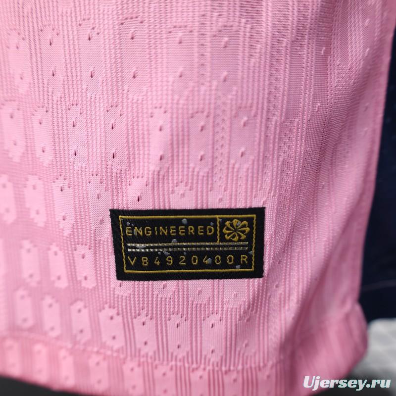 Player Version 25/26 FC Barcelona 125Th Anniversary Special Pink with Spotify Sponsor Jersey