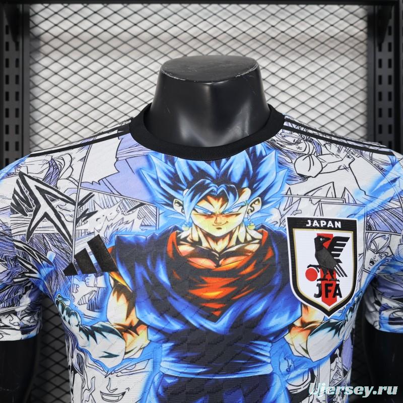 Player Version 2025 Japan White with Dragon Ball Z Anime Design Jersey