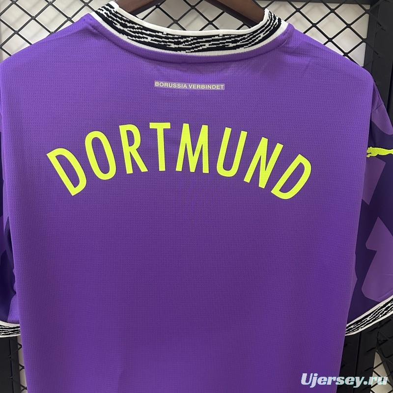 24/25 Borussia Dortmund Purple Goalkeeper Jersey