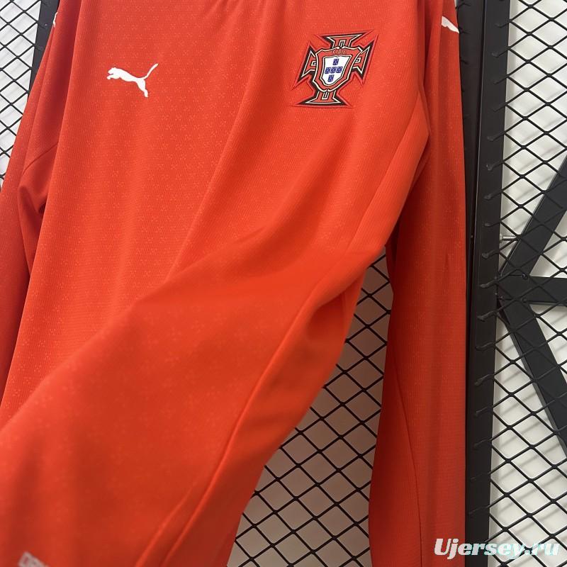 2025 Long Sleeve Portugal Home Jersey