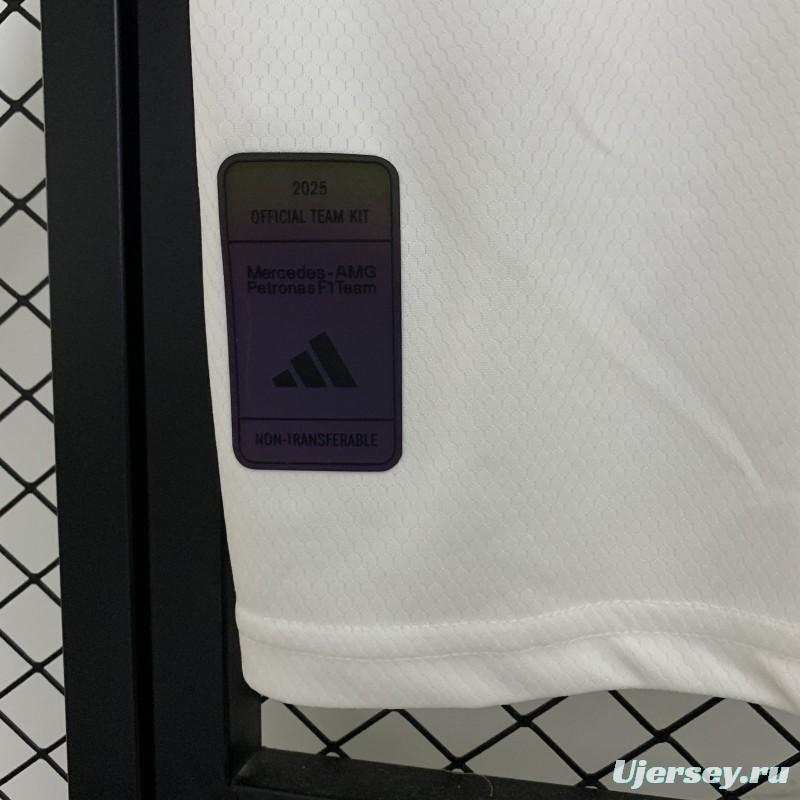 2025 F1 Formula AMG White T-Shirt