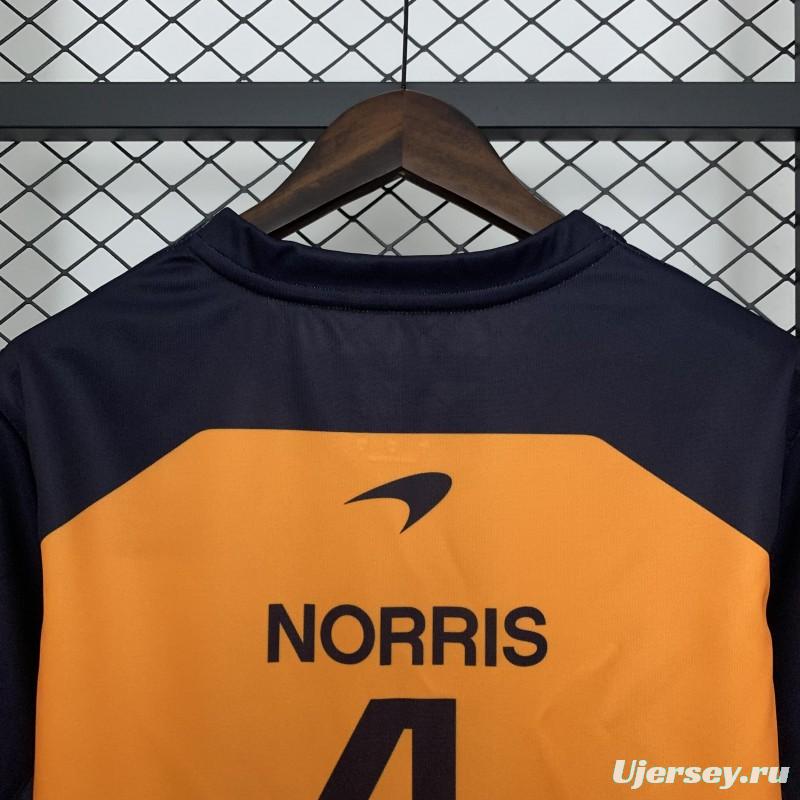 2025 Polo F1 Formula Orange Mclaren Norris Jersey