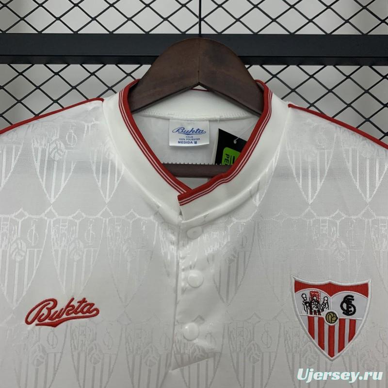 91/92 Retro Sevilla Home Jersey