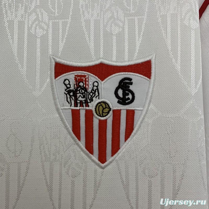 91/92 Retro Sevilla Home Jersey