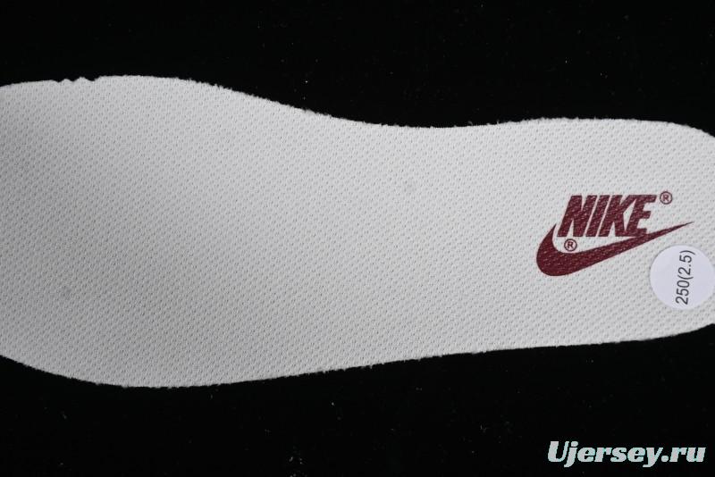 Nike SB Dunk Low Collaboration Three Swooshes Rice Wine Red Color Low-Top Casual Skateboarding Shoes - NK5639-322