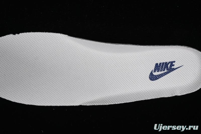 Nike Air Force 1 '07 Low Supreme Collaboration - White Blue Color Block Low-Top Casual Sneakers - XZ6188-001