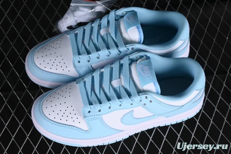 Nike Dunk Low Retro SB Casual Sneakers in Ice Blue Colorway - DV0833-104
