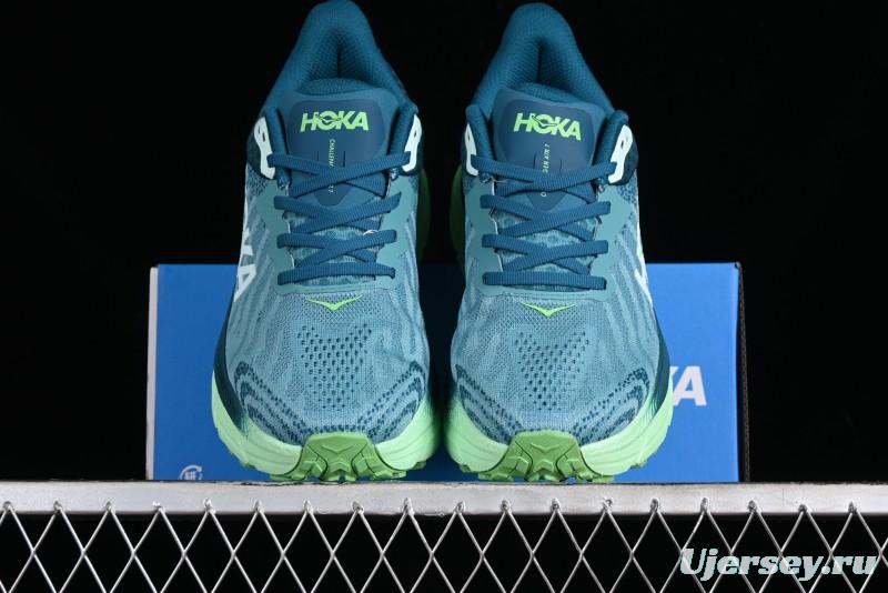 Hoka One One Challenger ATR 7 Low Trail Running Shoes with Enhanced Cushioning and Breathable Mesh - 1134498 OMLG