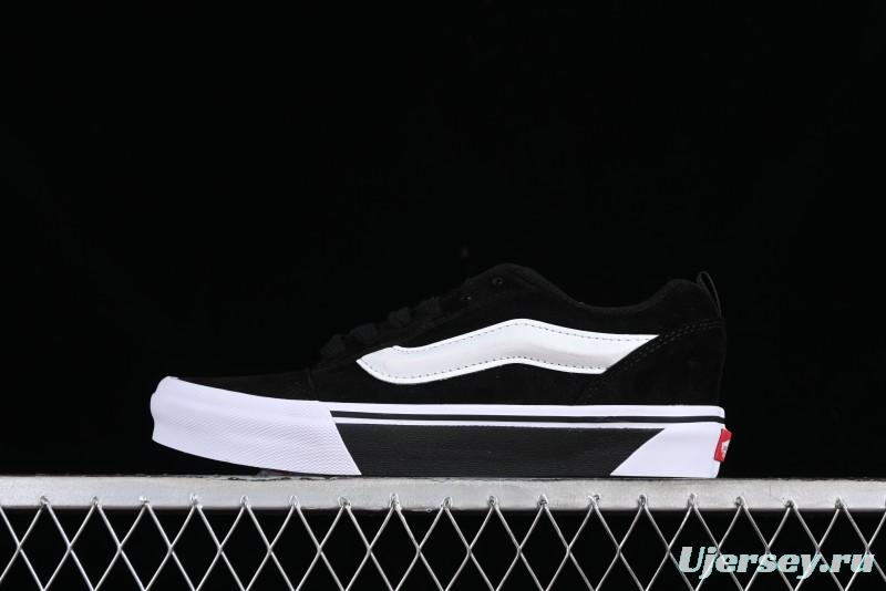 Vans Classics Knu Skool Retro Skate Shoes with Enlarged Toe and Thickened Tongue - VN0009QCWBL