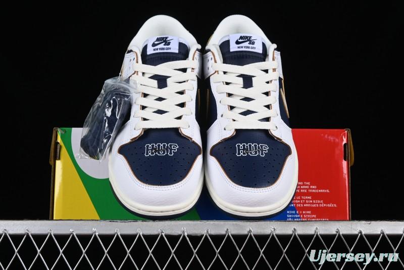 Nike HUF x SB Dunk Low NYC San Francisco Collaboration Skate Shoes - FD8775-100