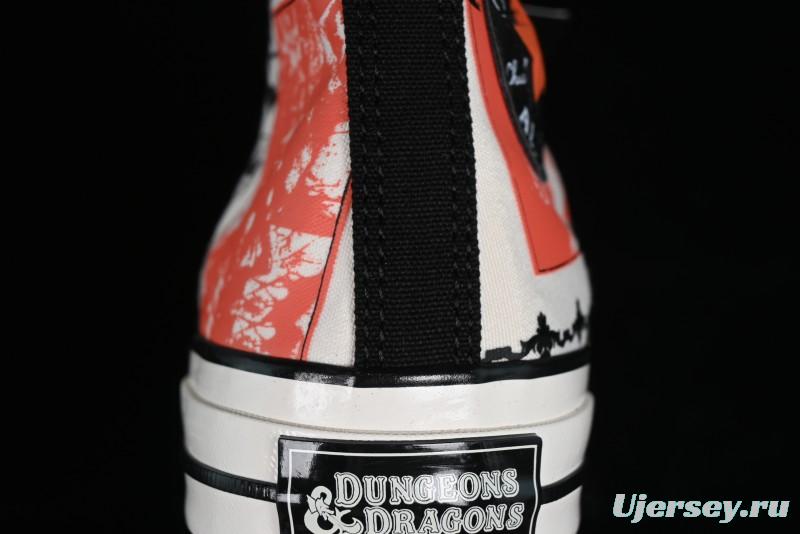 Converse Chuck Taylor High Top Casual Sneakers with Dungeons & Dragons 50th Anniversary Collaboration Design - A09883C