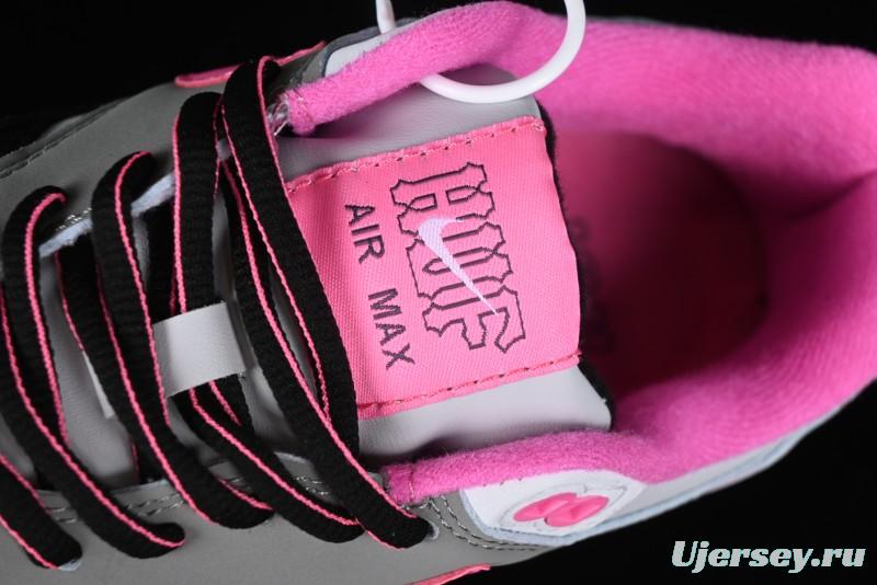 Nike Air Max 1 Retro Running Shoes with Half-Sole Air Cushion - HF3713-003