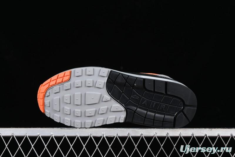 Nike Air Max 1 Retro Running Shoes with Half-Sole Air Cushion - HF3713-001
