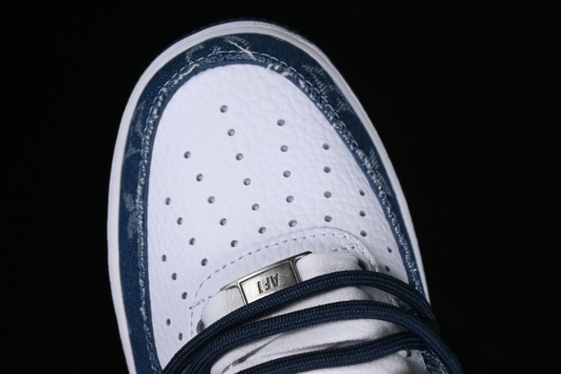 Nike Air Force 1 Low Custom Strap Casual Sneakers with Full-Length Air Cushion - ZH0316-021