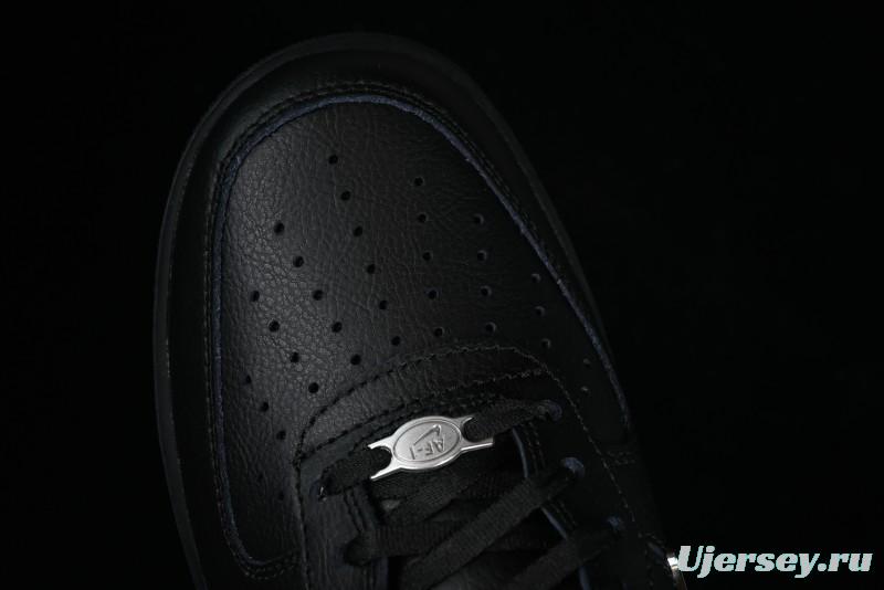 Nike Air Force 1 '07 Low Silver Swoosh Casual Sneakers - HQ1180-001