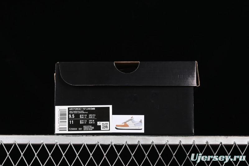 Nike Air Force 1 '07 Low Casual Sneakers with Full-Length Air Cushion - FZ6684-001