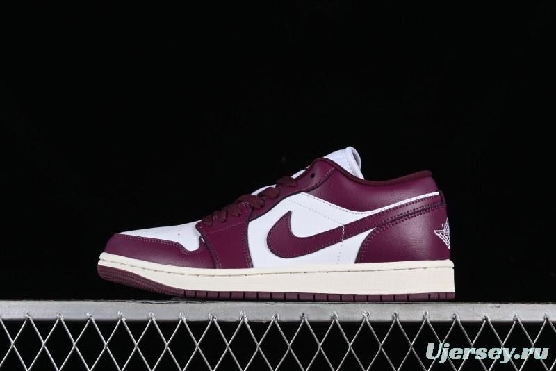 Nike Air Jordan 1 Low AJ1 White Rose Pink Low Top Casual Sneakers DC0774-161