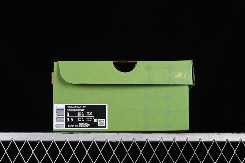 Nike Air Max 1 Retro Running Shoes with Half-Sole Air Cushion - HF3713-002
