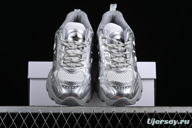 Dior Chrono Round Toe Lace-Up Lifestyle Casual Running Sneakers - 59K GREY