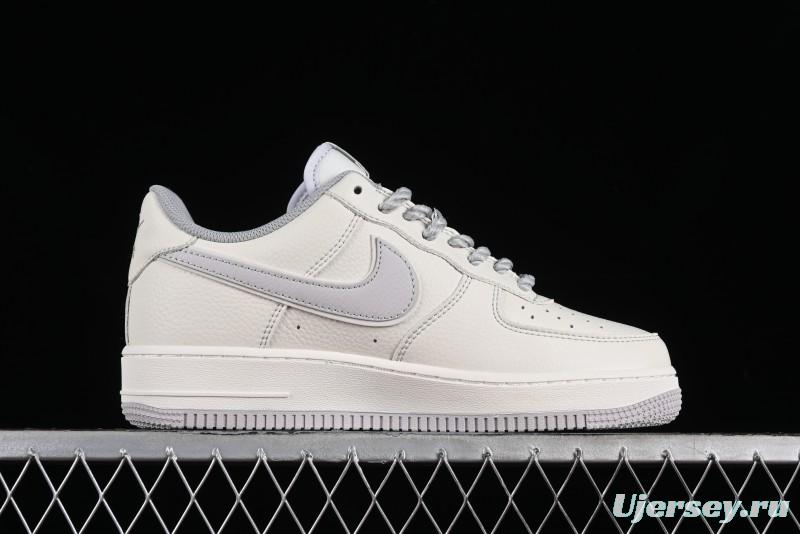 Nike Undefeated Air Force 1'07 Low Casual Sneakers in Beige Hemp with Reflective Details - UT2023-203