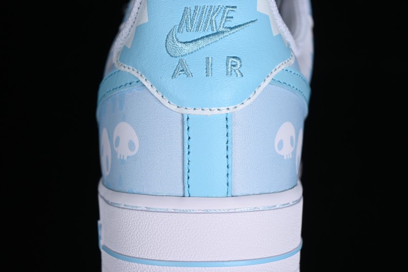 Nike Air Force 1 Low Witch Collaboration Custom Leather Sneakers with Full-Length Air Cushion - CW2288-111