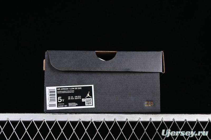 Nike Air Jordan 1 Low Custom Casual Sneakers - HJ3481-491